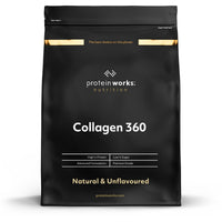 Protein Works - Collagen 360, Powder Supplement, Type I & III, High Protein, Unflavoured & Natural, 480g, 32 Servings