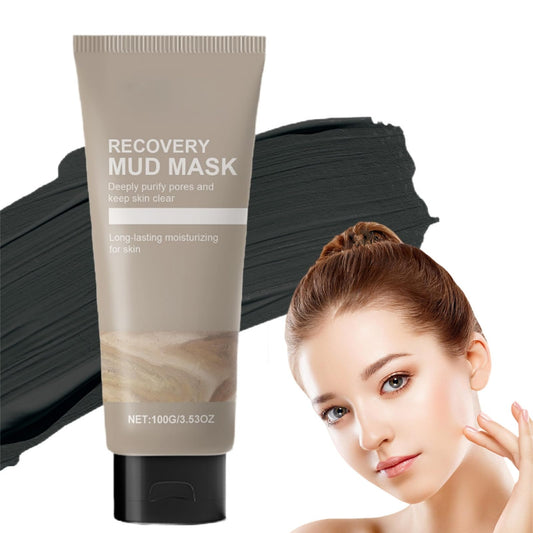 Siyinzu 100g Recovery Mud Mask,Recovery & Relief Clay Face Mask,Deep Cleansing Relief Mud Masks,Cleansing Oil Korean Mud Masks,Deep Pore Cleanser Face & Body Mask,Face Mask Soothing & Nourishing