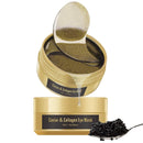 AICHUN BEAUTY 30 Pair Collagen Eye Mask Patch Hydro Gel Pad Anti-Wrinkle Dark Circles Bags Soft Smooth Skin Care Hydration Moisturizing (CAVIAR)