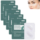 Cureluxe Pack of 5 Dissolving Microneedle Eye Patches,Dissolving Microneedle Eye Patches with Peptides,Hyaluronic acid,Glycerin,Anti Wrinkle Pat-ches,Under Eye Pat-ches for Dark Circles & Puffy Eyes