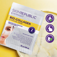 Skin Republic Bio-Collagen Overnight Hydrogel Mask. Unlock Glass Skin in 2 Hours