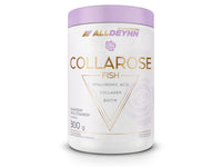 ALLDEYNN Collarose Fish Collagen Powder - Fish Collagen Hydrolysate with Hyaluronic Acid, Biotin - Anti Aging Skin Treatment - Hair Supplements - 300g - Orange