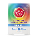 Seven Seas Complete Multivitamins For Men 50+, Energy Release Complex, 28 Tablets Tailored For Daily Health Maintenance, Vitamins & Minerals, 7 Key Benefits, Blend With Vitamin B6 & B12, D & Zinc