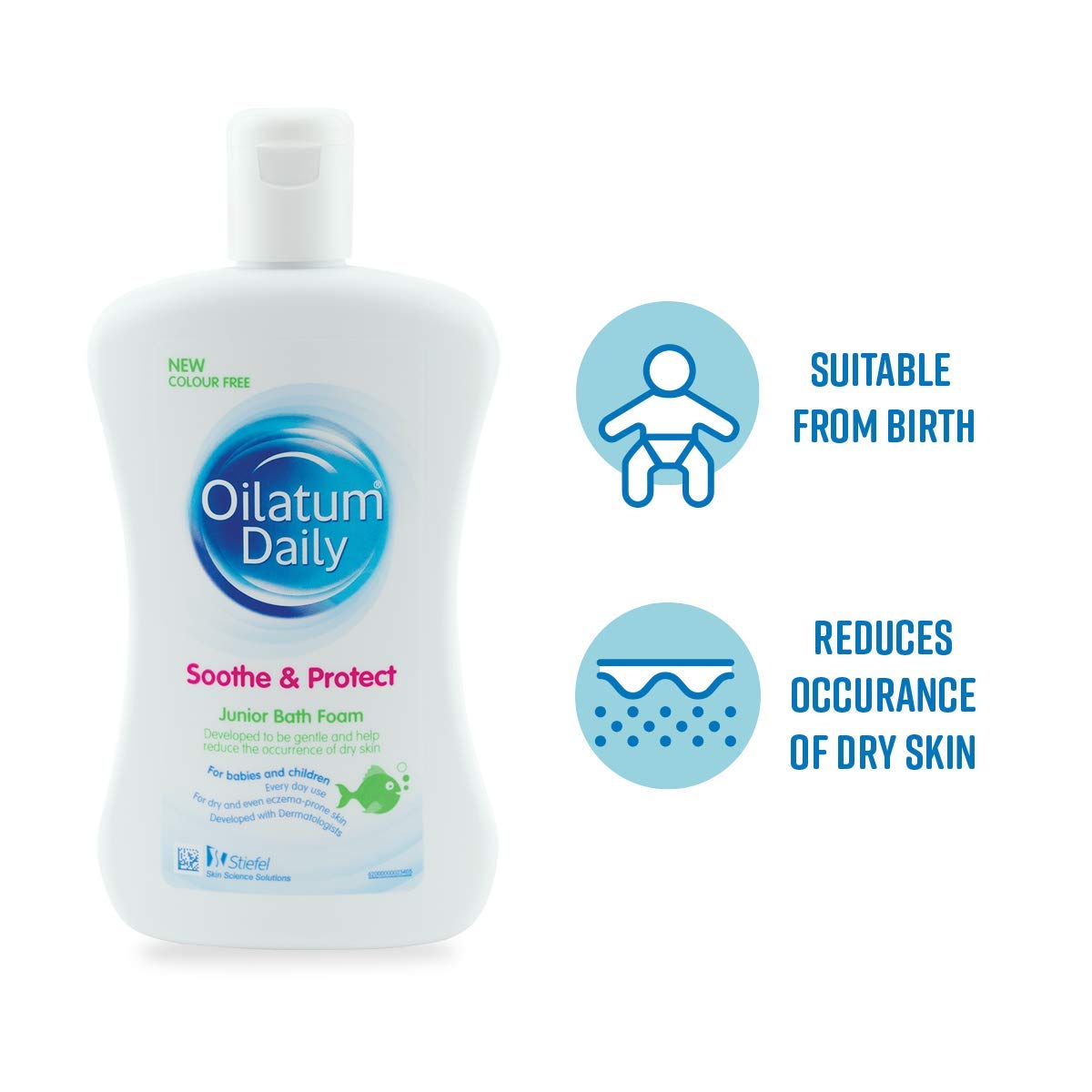 Oilatum Daily Soothe & Protect Junior Bath Bubbles for Dry, Sensitive and Eczema Prone Skin 300ml