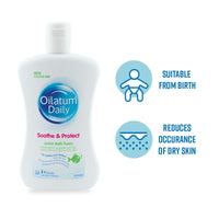 Oilatum Daily Soothe & Protect Junior Bath Bubbles for Dry, Sensitive and Eczema Prone Skin 300ml