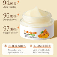 Turmeric Eye Cream Anti Aging Under Eye Cream for Dark Circles and Puffy Eyes Moisturising Anti Wrinkle Eye Cream for Dark Circles Under Eye Cream for Reduce Fine Lines & Wrinkles, Brighten
