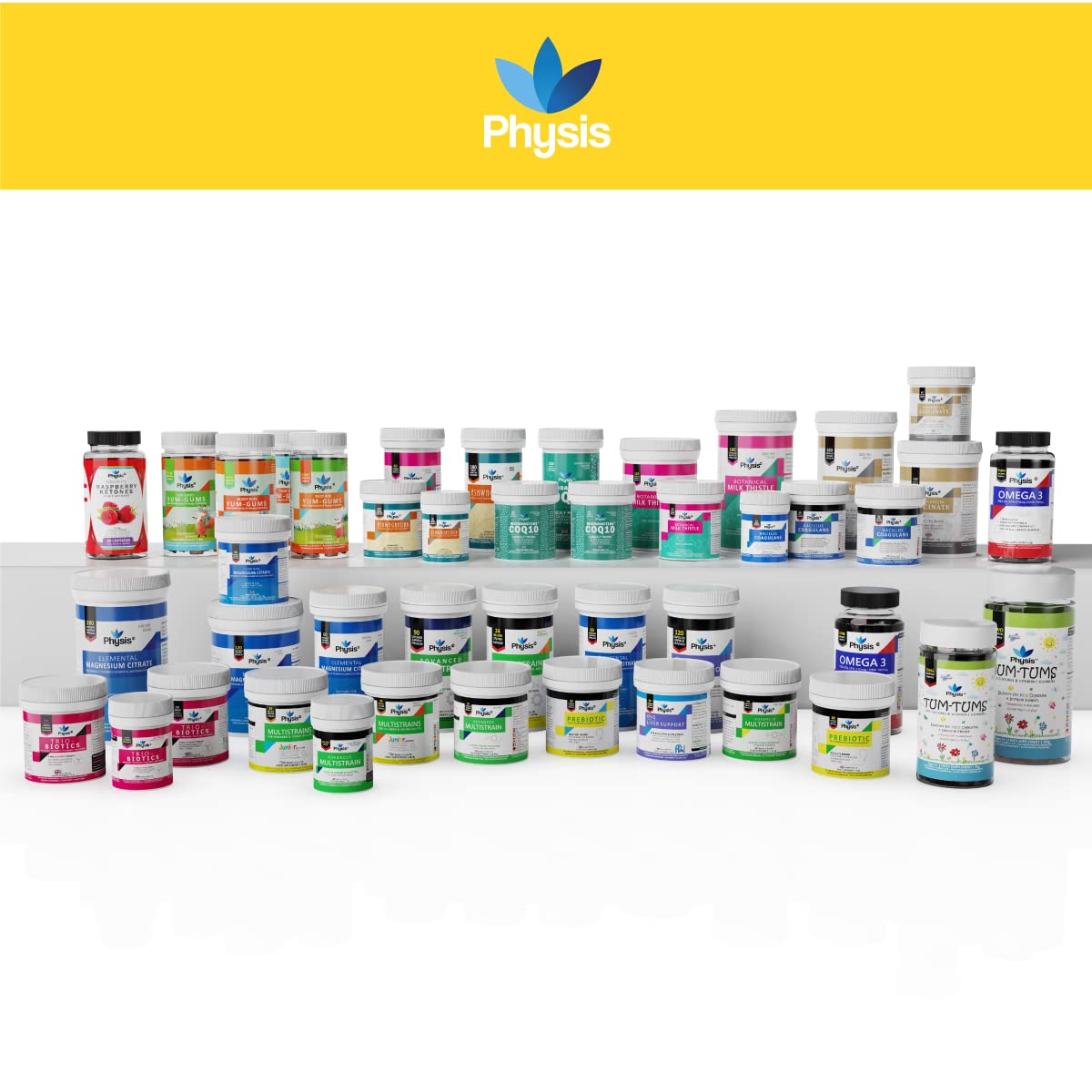 Physis Bio Cultures Blend Prebiotics | 30 Capsules | Pre and Probiotics for Gut Health | Bio Cultures Complex for Improved Digestion | Concentrated Lactobacillus Acidophilus Probiotics | Refill