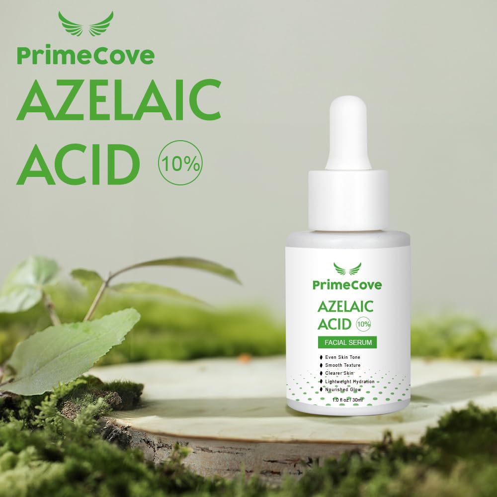'PrimeCove - 10% AA Serum (30ml) | Skin Brightening, Even Skin Tone, Texture Refinement, Acne Management, Reduced Redness, Hydration, Natural Radiance, Anti-Aging & Minimised Pores