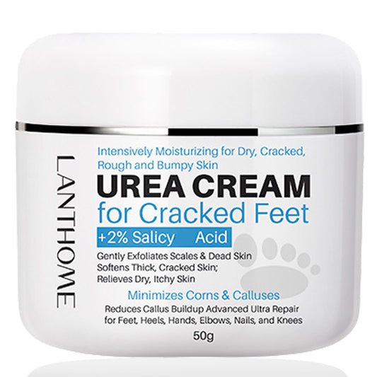 Shengqialun Urea Foot Cream, Foot Cream for Cracked Heels and Dry Skin, Urea Cream Cracked Heel Repair Cream for Feet and Hand, Deep Moisturizing Callus Remover for Hand Foot Body Care (50g)