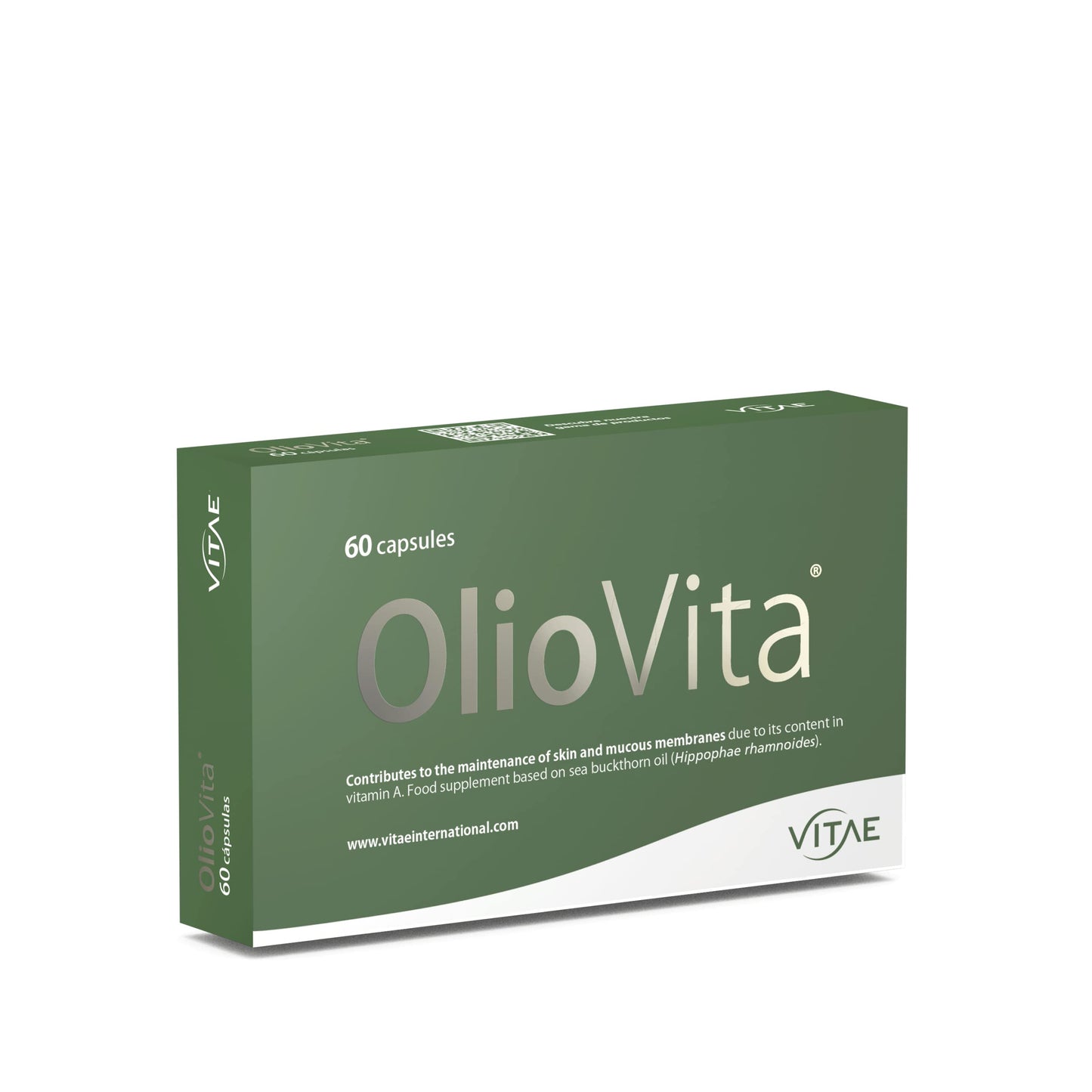 VITAE HEALTH INNOVATION Oliovita -sea Buckthorn (Omega 7) Nutrition, Hydration and Regeneration of Skin- 60 Capsules