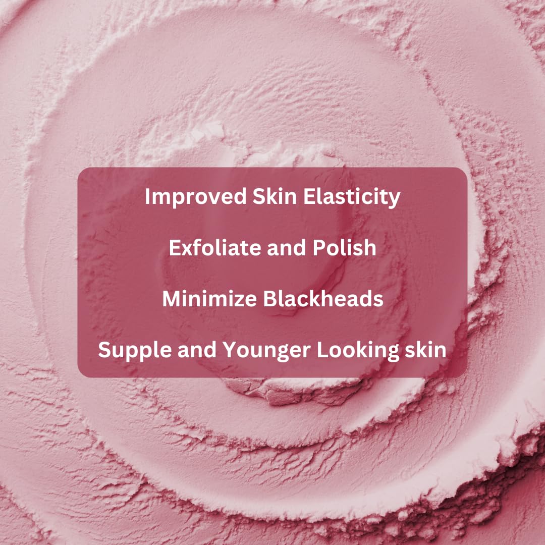 mGanna 100% Natural Rose Clay/Pink Kaolin Clay Powder for Skin Tightening, Facial Masks, Creams, Face Masks, and Soap Making 100 GMS / 0.22 LBS