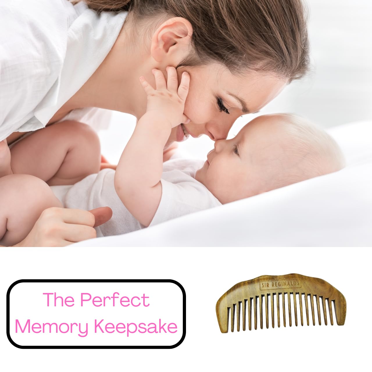 Glamza Sir Reginald Birthing Comb for Labour and Pregnancy Pain - Hospital Bag Essential - Also Suitable for Dentist, Tattoo or Any Other High Stress Situation