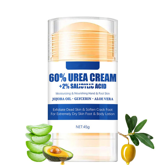 Urea Cream 60% for Feet & Dry Cracked Skin - Urea Foot Cream - Cracked Heel Repair Cream - Intense Moisturiser to Remove Hard Skin - Skin Care Hands & Feet