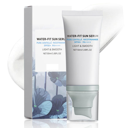 Generic Madagascar Centella Sunscreen, Lightweight Spf 50+ Pa++++, Water-fit Sun Serum, Hydrating & Soothing Sunscreen,Broad Spectrum Uv Protection, Refreshing For All Skin Type (50ml)