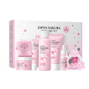 IZBEAUVO Sakura Skin Care Sets & Kits, Girls Pamper Set, Face Care Sets For Women, Teenage Girls Gifts - Japanese Skincare (500g, Saruka)