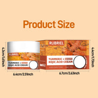 Turmeric Kojic Acid Face Cream- Natural Turmeric Skin Brightening Lotion for Face & Body, Anti-Aging Cream Turmeric Face Moisturizer for Dark Spots, Dry Skin Hydrating, Firming, Even Tone