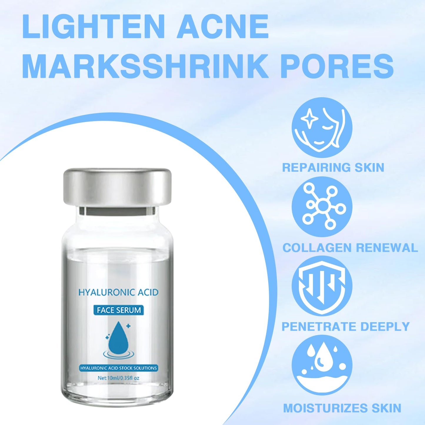 Bettinay 5PCS Micro Infusion Facial System for Lips, Serum Beauty Kit for Repair Skin Deep Nourishment All Skin Types