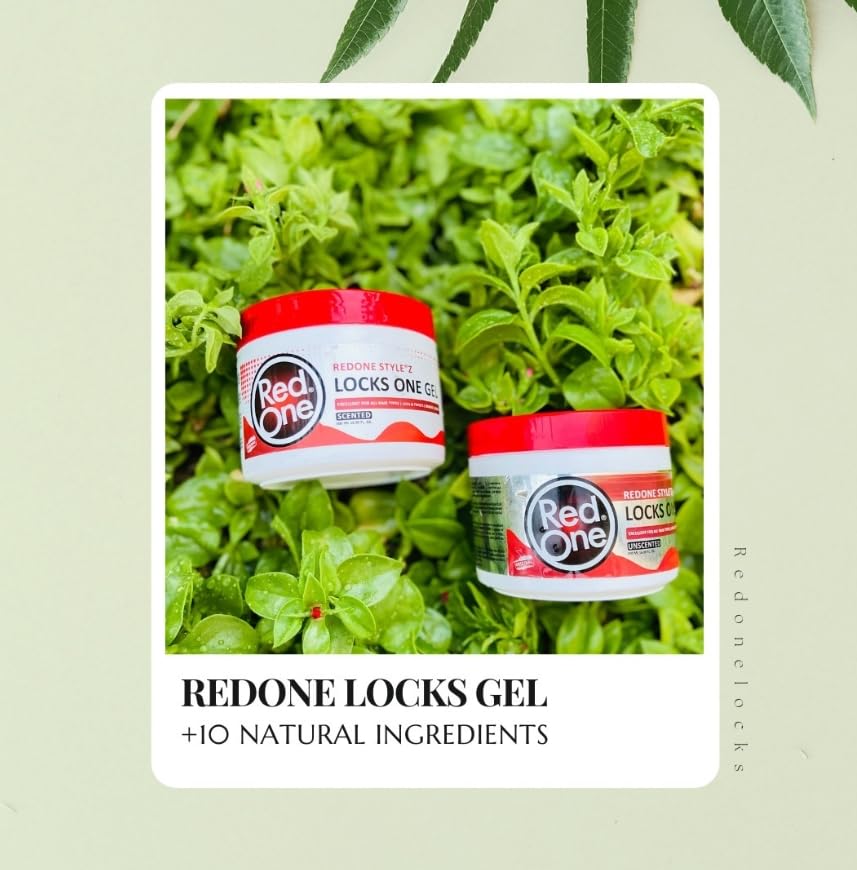 Redone locks one gel for loc & twists braids and edges 250ml | Hair Styling Locks One Gel | Excellent for All Hair Types | Lock & Twists |Braids | Edge Control | Hair Styling Gel | Supreme Hold