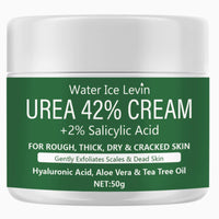 CTUBLIAUNX 42% Urea Cream, Urea Foot Cream Deeply Moisturizing, Foot Cream for Cracked Heels and Dry Skin with Hyaluronic Acid, Aloe Vera & Tea Tree Oil