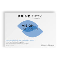 FutureYou Cambridge Prime Fifty Vision Support Eye Vitamins – Lutein & Zeaxanthin Supplement with Vitamin A, Zinc & Omega 3 DHA – Eye Care Lutein Supplement to Support Vision for Over 50s