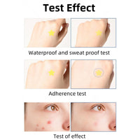 GUOUURR Star Hydrocolloid Pimple Patches - PE Water Colloid Acne Stickers, Thin Lightweight Concealing Dots with Cute Star Design, 32pcs Portable Acne Patches for Teens & Adults, Invisible Spot Treat