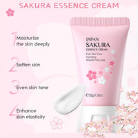 IZBEAUVO 15Pcs Sakura Skin Care Set for Teenage Girls, Cherry Blossom Pamper Set, Moisturizing Skincare Set for Dry Skin, Sakura Face Care Gift Kit with Cleanser, Toner, Serum, Eye Cream, Face Cream, Mud Mask
