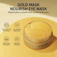 24 Gold Under Eye Masks, Gold Collagen Eye Masks for Puffy Eyes, Under Eye Gel Patches for Dark Circles, Anti Wrinkle, Skincare, Look Younger and Less Tired, Moisturize Your Skin