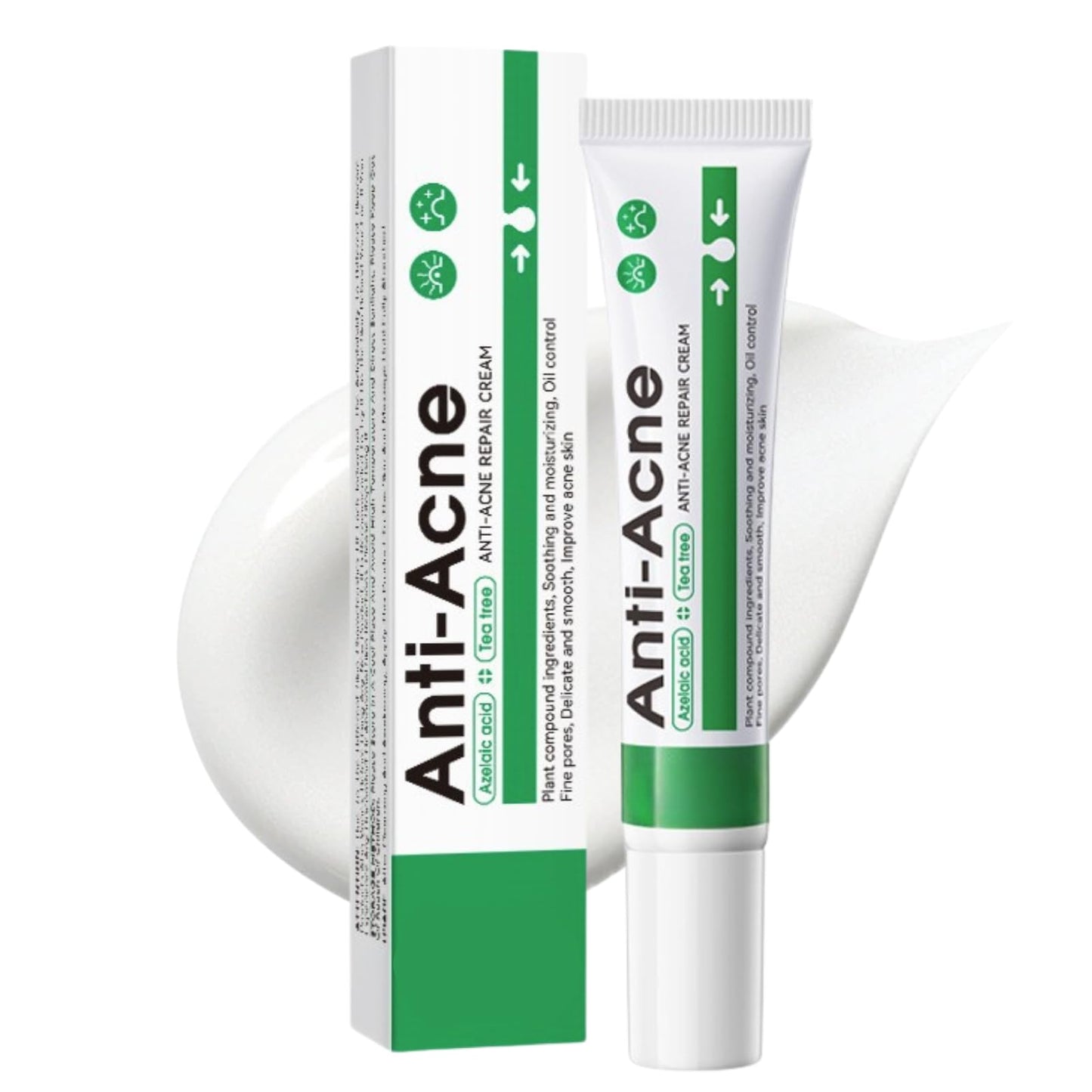 Acne Spot Treatment Cream-Dark Spot Remover for Face-Dual-Power Salicylic Acid & Niacinamide Acne Treatment- Scar Removal Cream for Women & Men, Hyperpigmentation Treatment