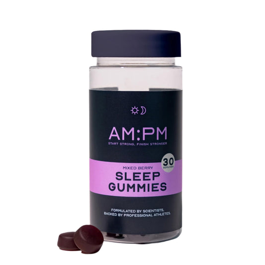 AM:PM Nutrition AM:PM Sleep Gummies, Sleep Aid with Lemon Balm, Chamomile, Zinc & Vitamin B6, 60 Gummies