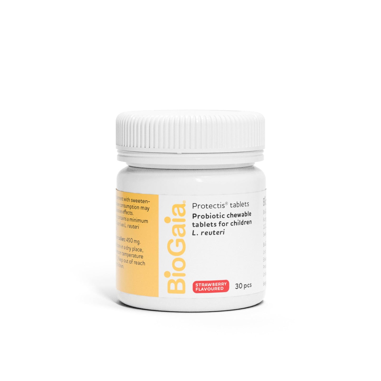 BioGaia Protectis Protectis for Kids, Probiotics Chewables for Children,100 Million Live L.Reuteri, Probiotic Supplement for Kids’Gut Health and Comfort, for Digestive System Support