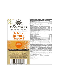 Solgar® Ester-C® Plus Effervescent - 7 x Sachets - Recharge Body and Mind - with B-Vitamins, Zinc and Magnesium - Immunity Support