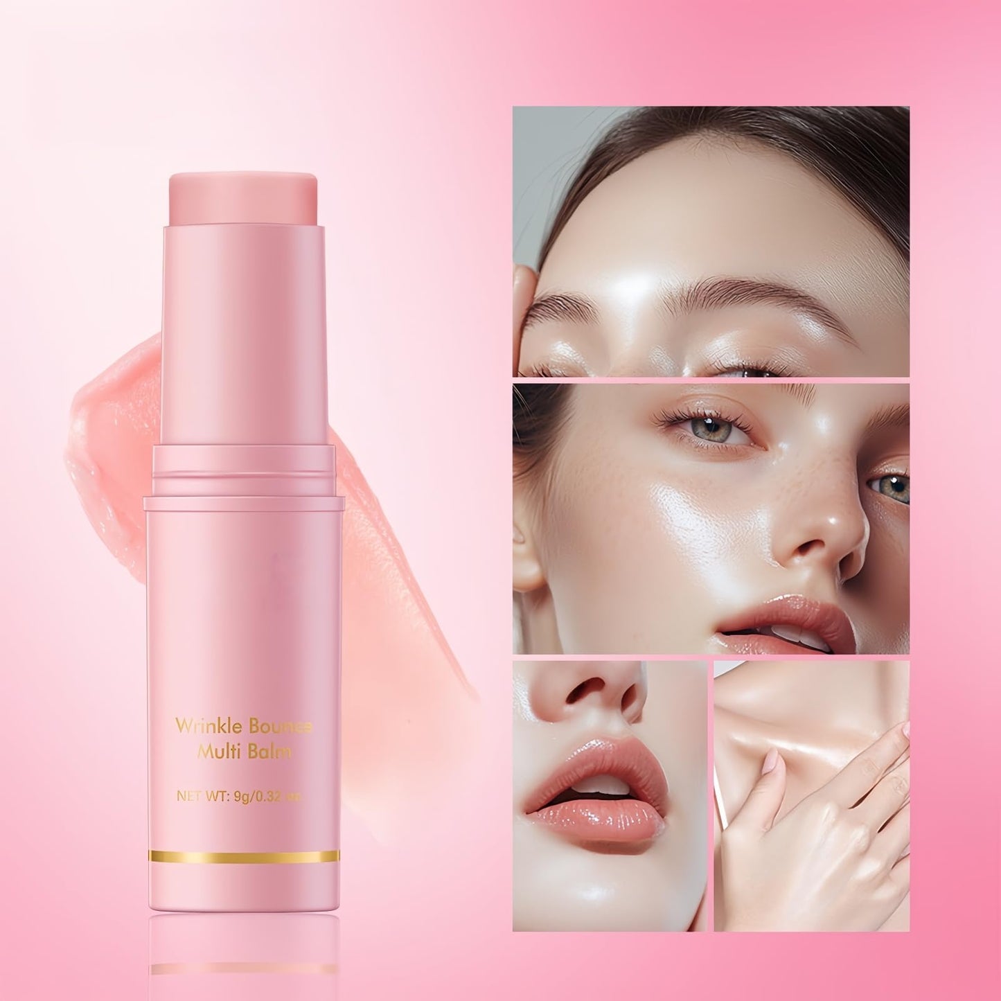 CiLiHai Deep Wrinkle Filler Collagen Stick for Face & Lips,Multi-Action Anti-Aging Balm Stick with Hydrating Collagen Wand,Firming Treatment Stic/k for Fine Lines Reduction,Portable Coll/agen Boosting St/ick