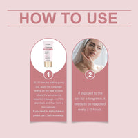Waterfull Tone-Up Sun Lotion SPF 50+ - Pink Face Sunscreen, Hydrating Daily Sun Cream for Makeup Base - 50ml