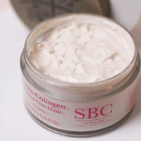 SBC Skincare Hydra-Collagen Creamy Clay Mask 100ml, Collagen Face Mask, Detoxifies Your Skin, Refines Pores and Improves Radiance