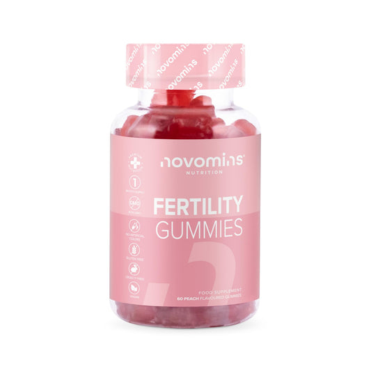 Fertility Gummies - Fertility Supplements for Women Trying to Conceive–25 Essential Vitamins and Minerals and Botanicals Plus Folic Acid - Vegan- Gluten Free - by Novomins