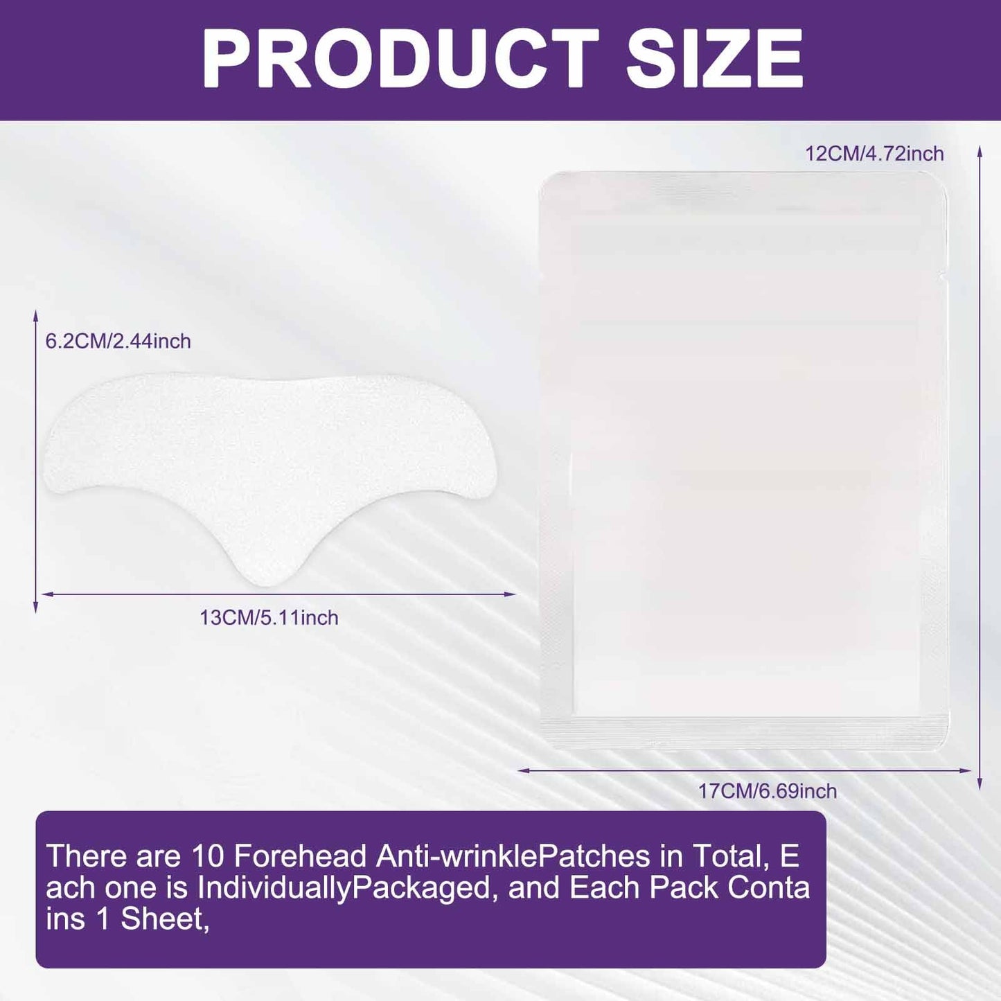 Forehead Wrinkle Patches,Forehead Patches For Wrinkles Forehead Patches For Line Remover Patches Smoothing Facial Anti-Wrinkle Patches Moisturizing Mask Pads For Women Age Lines Resistant Patches