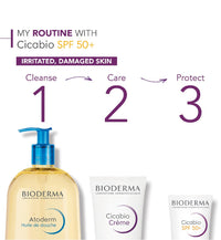Bioderma Cicabio SPF50+ Cream - Repairing, Soothing & Protecting Cream with SPF 50+, Limits the Risk of Hyperpigmentation & Repairs Skin Exposed to Sun 40 ml