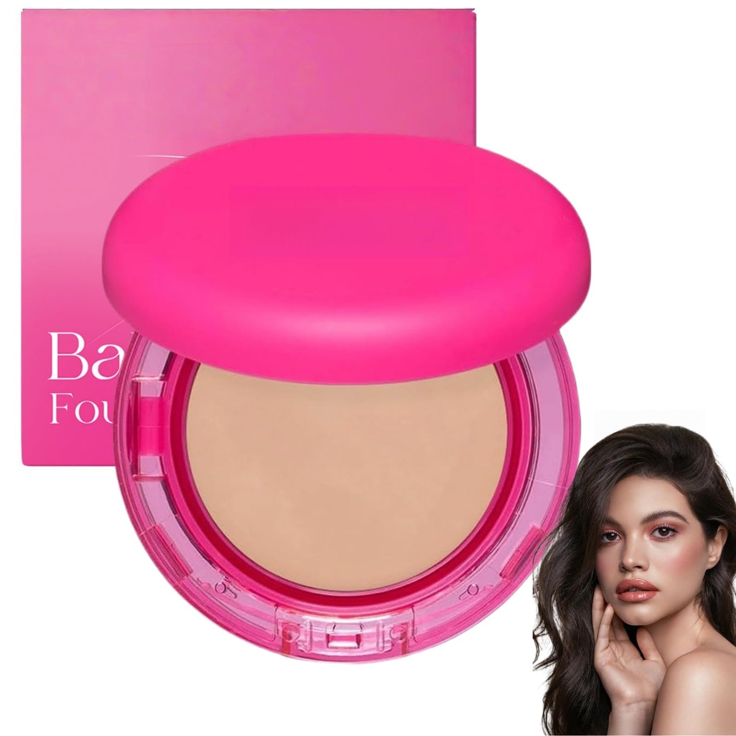 Siyinzu Peptide Balm Foundation,Peptide Bounce Balm Foun/dation,Mature Skin Found/ation,Buildable Coverage Powder Make Up,Cushion Foundati/on,Baked Foundati/on,Foundation Full Coverage for all Skin Types