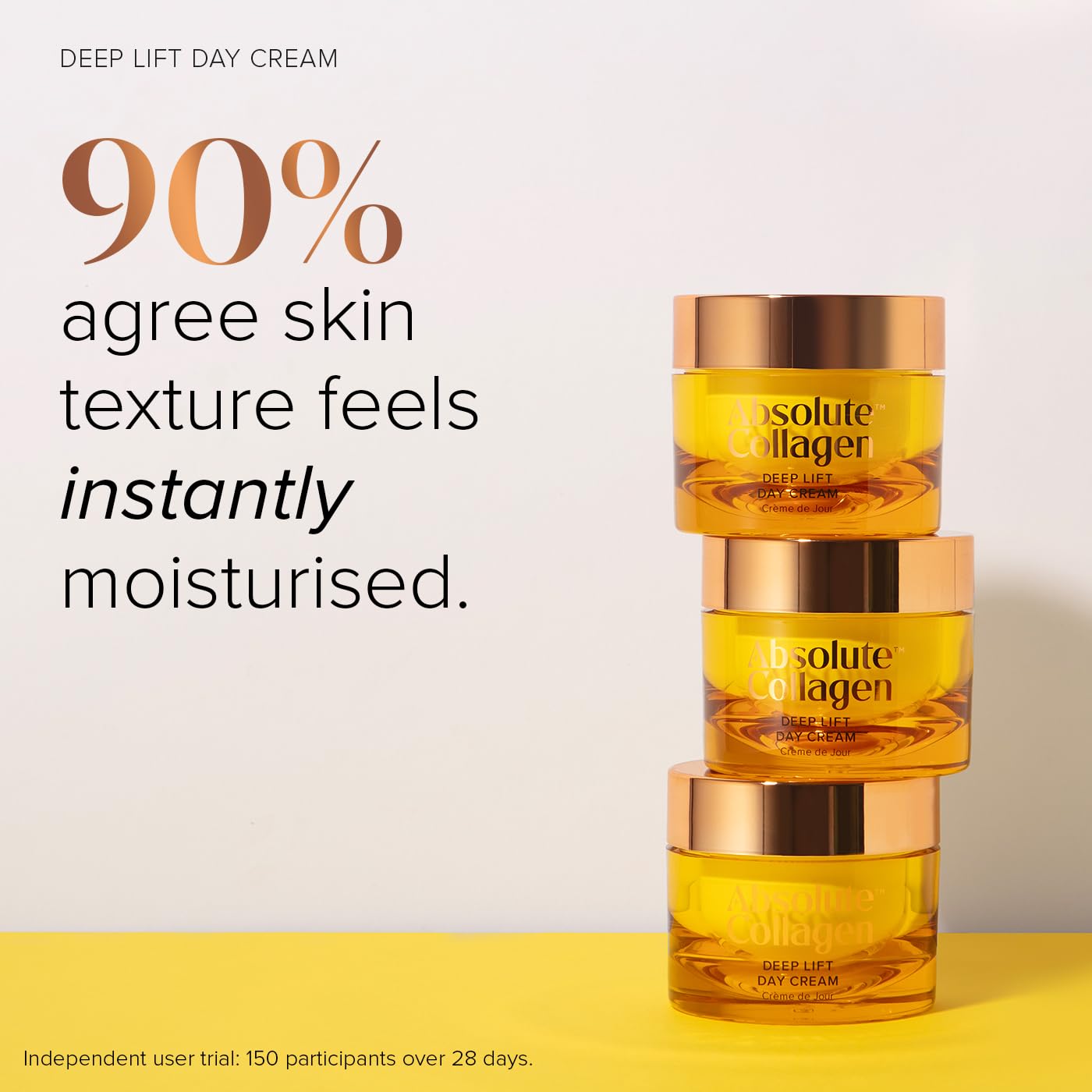 Absolute Collagen Deep Lift Day Cream SPF30 - Hydrating Face Moisturiser with UVA/UVB Protection - Collagen Boosting Formula Increases Skin Elasticity, Evens Skin Tone, Smooths & Firms - Anti-Ageing