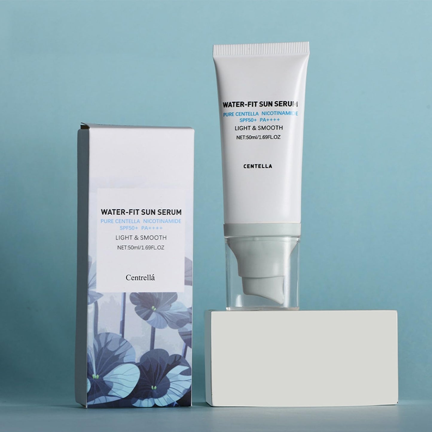 Madagascar Cenntella Sunscreen, Centella Sunscreen SPF 50 Factor 50 Sun Cream, Korean Sun-screen Spf 50 Face, Hydrating & Soothing Korean SkinCare,Refreshing Dry Oily Skincare
