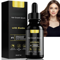 Ruojiar 30ml Men and Women Hair Growth Serum,Hair Growth Oil with 5% Biotin,Wild Hair Gro/wth Oil,Hair Regrowth Treatment,H/air Serum for Hairgrowth with Biotin,Thicken and Strengthen for Ha/ir Regrowth