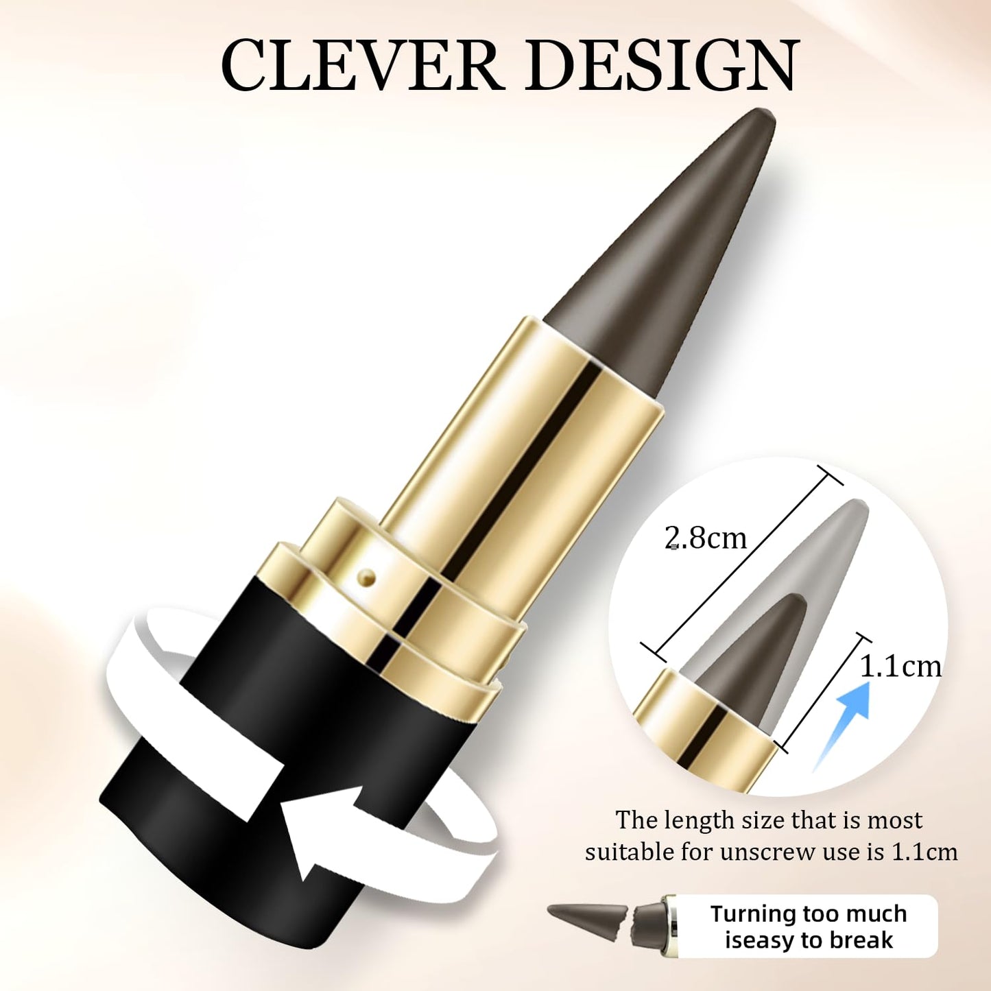 Generic Waterproof Brown Gel Eyeliner Cream for Bold Definition–Smudge Proof, Long-Lasting, Quick Drying Gel Eye Liner Pen for All-Day, Perfect for Everyday Looks, Work, Special Occasions Makeup