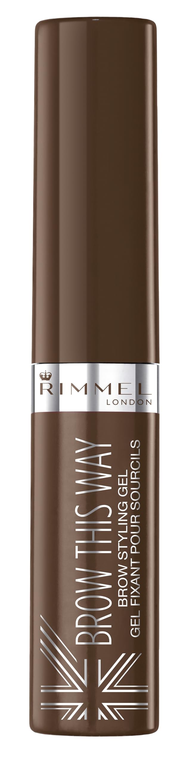 Rimmel London Brow This Way Brow Styling Gel, Medium Brown, 5 ml