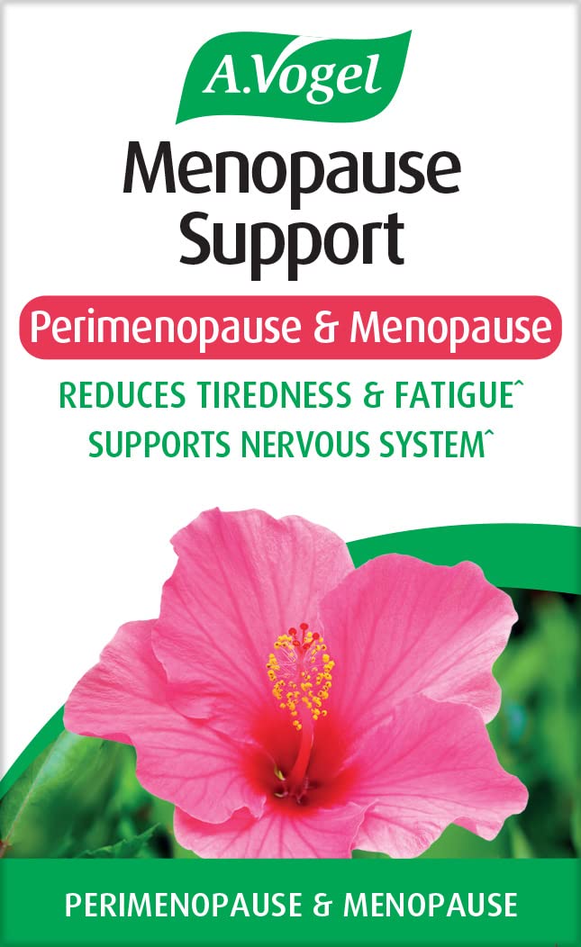 A.Vogel Menopause Support | For Perimenopause, Menopause & Postmenopause Symptoms | Menopause Supplement with Soy Isoflavones, Magnesium & Hibiscus | 60 Tablets