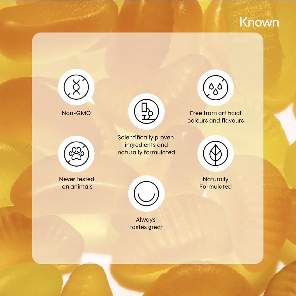 Manuka Honey Vitamin Gummies by Known Nutrition | Fight Illness, Tackle Tiredness and Boost Your Immunity | Suitable for Vegans (2 Pack)