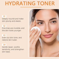 Ruojiar 300ML Korean Face VC Skin Toner,VC Soothing Toner,Vitamin C Moisturizing Toner,Moisturizin Calming,Suitable for Sensitive Skin,Leaves Skin Ultra Refreshed,Soft Plump Skin,Healthy Glow Boosting