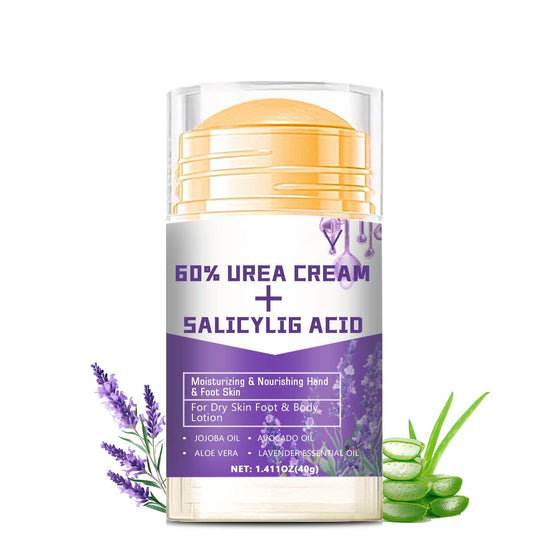 Maggidea Urea Cream 60% for Feet & Dry Cracked Skin - Urea Foot Cream - Lavender Foot & Hand Cream for Cracked Heels and Dry Skin - Moisturizing Foot & Hand Balm for Heels, Knees, Elbows & Hands