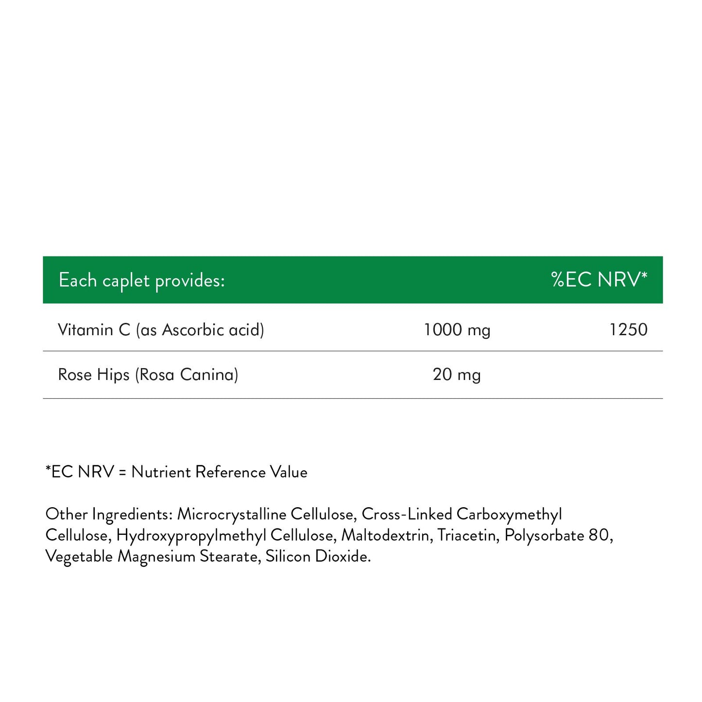 Nature's Bounty Vitamin C 1000 mg with Rose Hips - Pack of 60 Coated Caplets - Supports Immunity and Energy - Vegan and Gluten Free