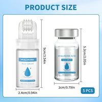 Leogony 5 PCS Serum Micro Infusion Facial System with Roller, Micro Infusion Facial System for Lips for Repair Skin Deep Nourishmen