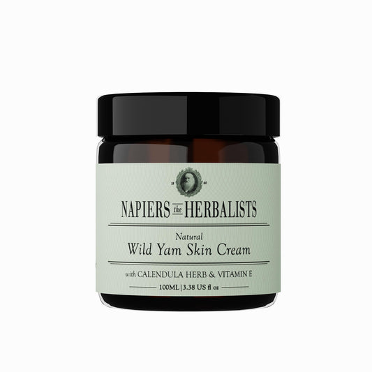 Napiers Vegan Wild Yam and Marigold Cream - Natural Relief for Menopause and Perimenopause Symptoms and Dry Skin - 100 ML (Scentless)